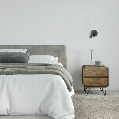 Check Italux Carda Gray LED Wall Lamp WL-64834-1-GR