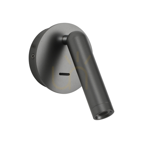 Check Italux Carda Gray LED Wall Lamp WL-64834-1-GR