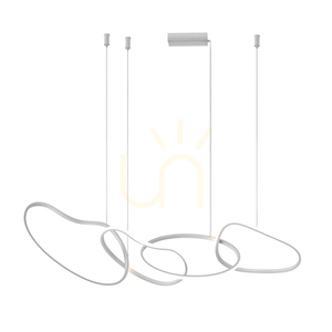 Italux Fonte LED Pendant Light White 4-Light 60W PND-22412-S4-WH small 0
