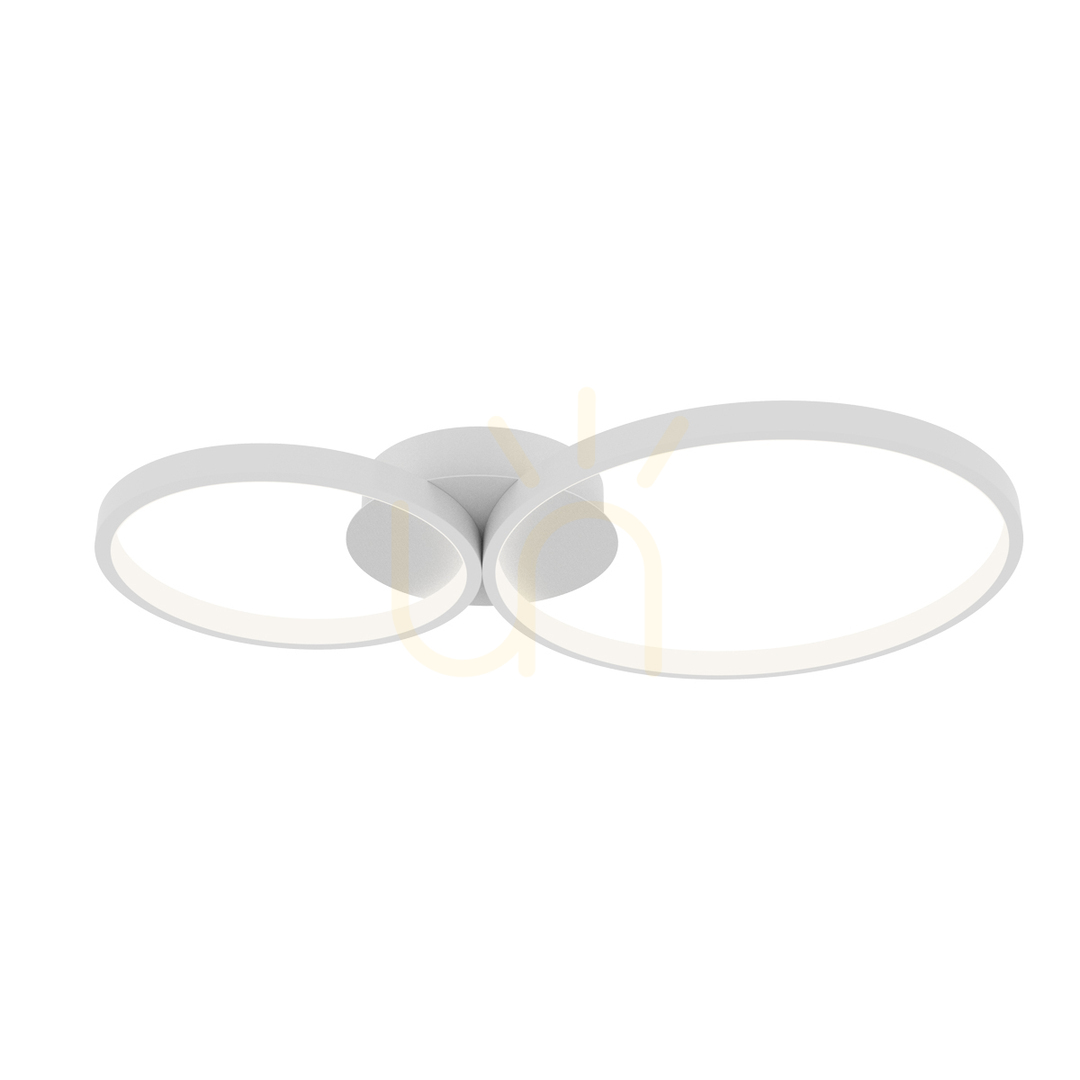 Plafon Italux Maver LED 2x30W White 61.2 cm SPL-20452-2-WH