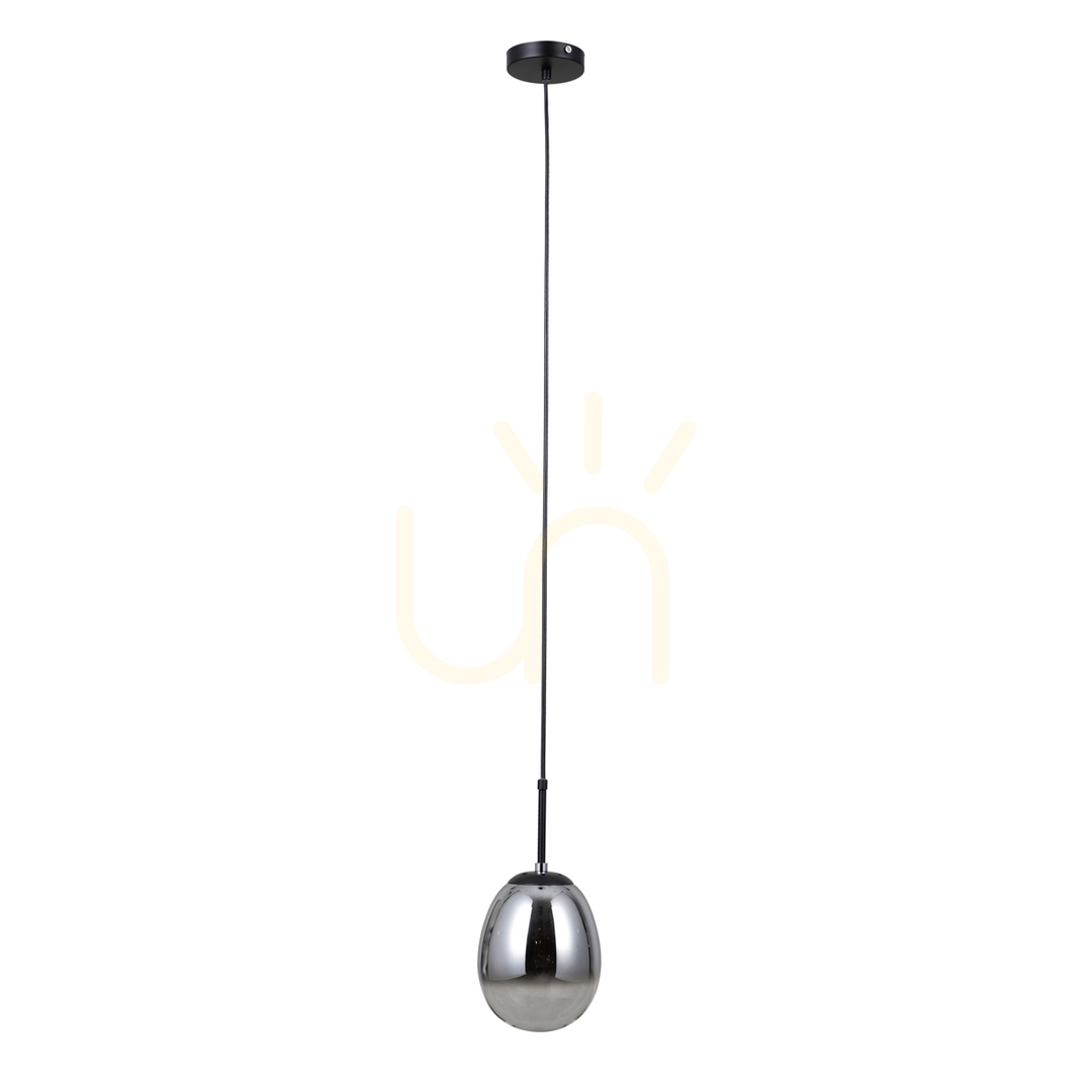 Pendant Light Italux Smoky Black E14 15 cm PND-40825-1-BK