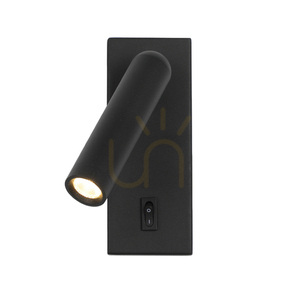 Italux Nova LED wall light, black, 3000K, 2.5W, IP20, WL-46376-1-BK small 0