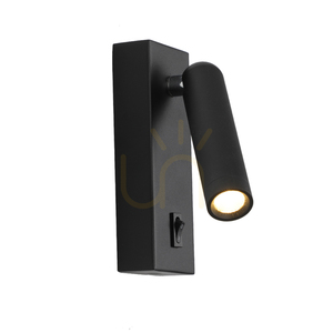 Italux Nova LED wall light, black, 3000K, 2.5W, IP20, WL-46376-1-BK small 2