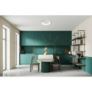 Italux Raden White LED Flush Ceiling Light 58 cm CLN-3151-M-WH small 1