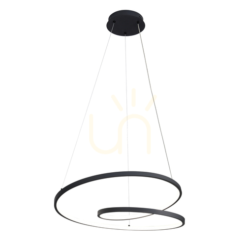 Check Italux Reina LED Pendant Light White 60 cm Steel Acrylic PND-21692-M-BK