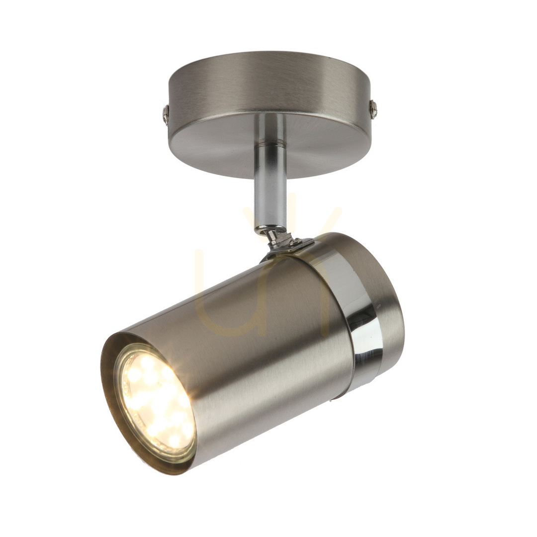 View Italux Silver Metal GU10 LED Spotlight SPL-2024-1 Italux Silver Metal GU10 LED Spotlight SPL-2024-1