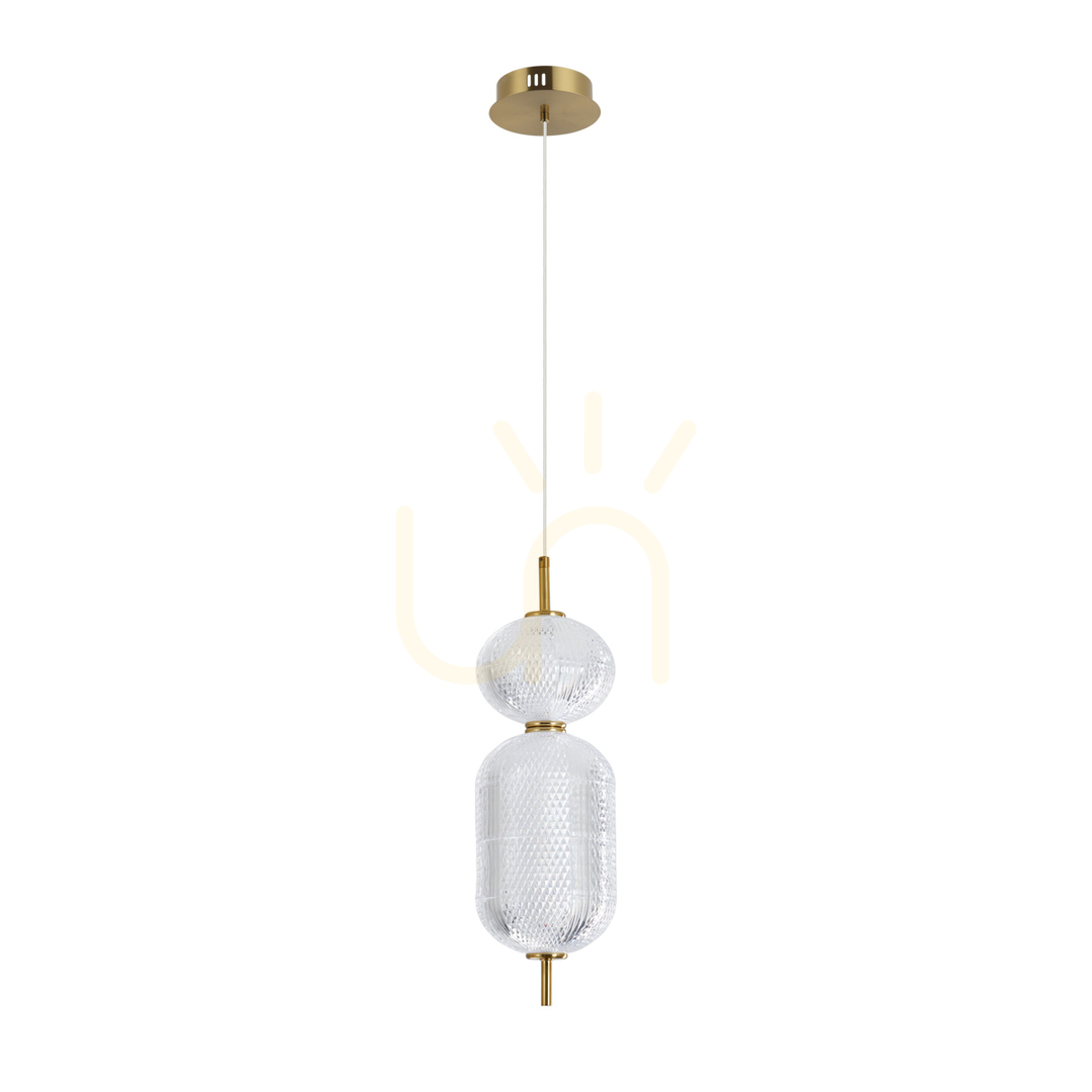 Italux Corado LED Pendant Light Gold 15 cm PND-81438-1C-GD