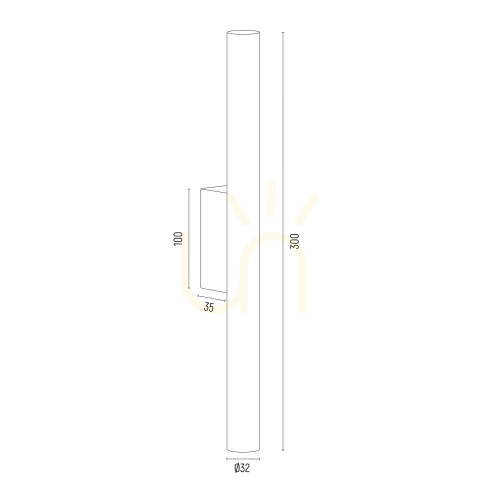 Wall lamp ARGON GRECO black LED 2x4W 3000K 1438 lm 7222