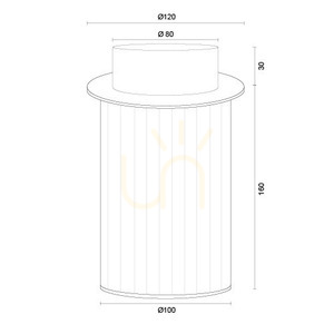Plafon Argon Norfolk czarny IP44 E27 8773 small 6