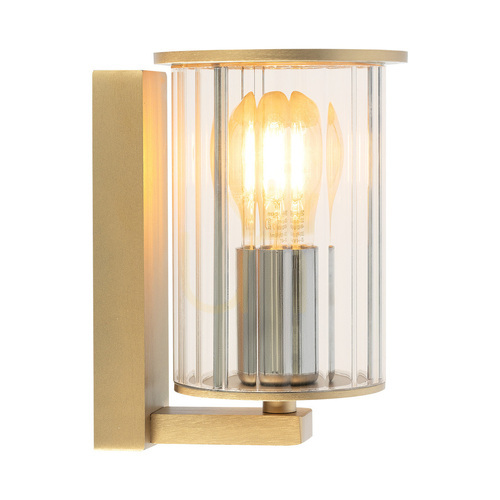 Check Wall lamp ARGON Norfolk 8752 gold transparent glass IP44 E27