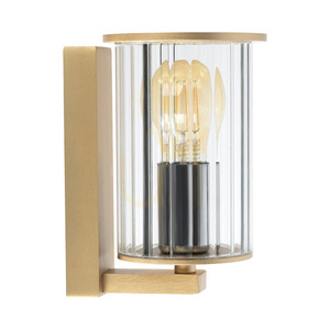 Wall lamp ARGON Norfolk 8752 gold transparent glass IP44 E27 small 0