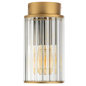 Plafon ARGON Norfolk 8774 IP44 transparent złoty aluminiowy szkło ryflowane E27 small 2