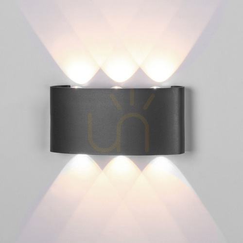 Check Mantra ARCS 6540 dark grey LED outdoor wall light