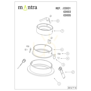 Mantra BASICO GU10 recessed luminaire C0005 small 14