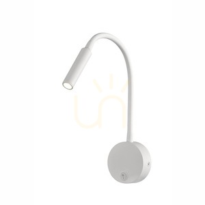 BOAVISTA 6046 LED reading wall light white with flexible arm small 0