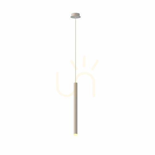 Check Mantra CALA 8078 pendant light, white RAL 9010, Ø 10 cm, LED 6 W 420 lm 3000K, adjustable to 255 cm