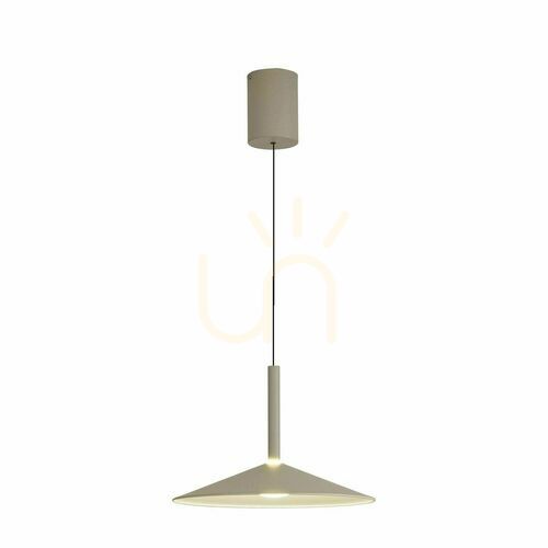 Check Mantra Calice 7897 ash-grey LED pendant light, 9 W, Ø 32 cm