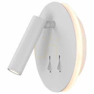 Mantra CAYMAN 6080 LED wall light with reading light, matt white, 3000 K small 0