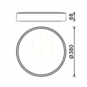Mantra CUMBUCO II 8837 ceiling lamp. small 1