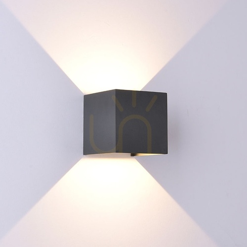 Check DAVOS 7647 Outdoor Wall Light LED 12 W 4000 K Dark Grey IP54