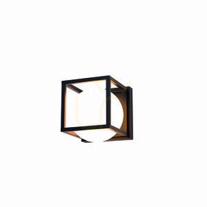 Mantra DESIGUAL 7616 wall light, black with white glass globe, 1×E27 small 1