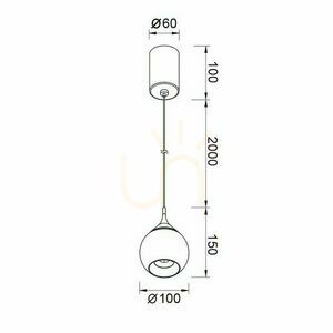 Mantra DROP pendant lamp 8891 small 3