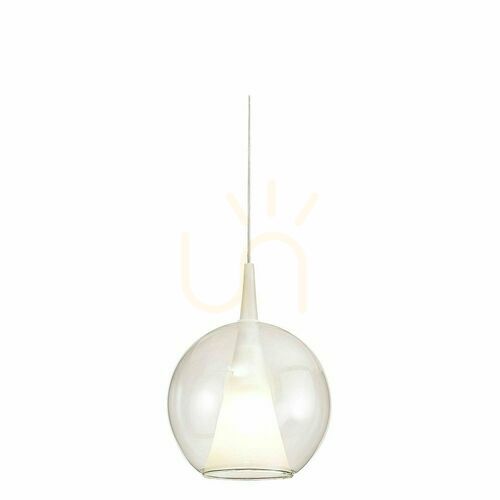 Check Mantra Elsa 8240+8260 clear and opal glass pendant light E27