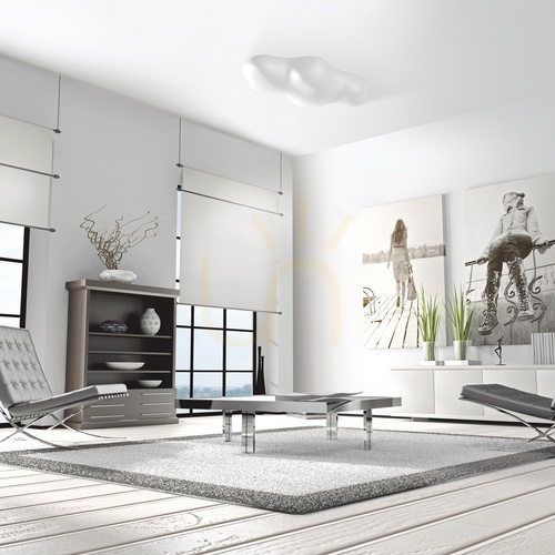 Check Mantra EOS 1881 white ceiling light 90 cm 6×E27