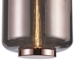 Mantra JARRAS 6193 copper glass pendant light, E27 small 3