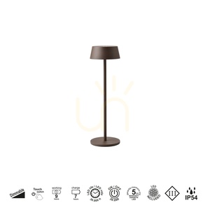 Mantra K4 7987 rechargeable table lamp Corten LED 3000 K small 2