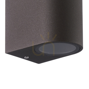 Outdoor Wall Lamp Mantra Kandanchu Brown Aluminum IP54 GU10 7472 small 1