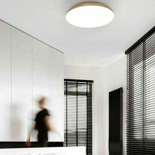 Check Mantra KAZZ 8136 wood-effect ceiling light 50 cm 6×E27