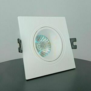 Mantra LAMBORJINI 6837 Recessed Downlight, White, Square, Tilting, GU10 small 1