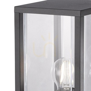 Mantra Meribel 6490 Graphite Outdoor Pedestal Light E27 IP54 small 1