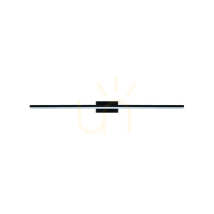 Mantra Morne 7482 LED wall light, black, 45 cm, IP44 small 0