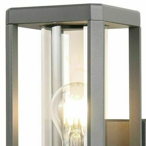 Mantra NEVADA 8899 outdoor wall light E27 dark grey RAL 7043 small 1