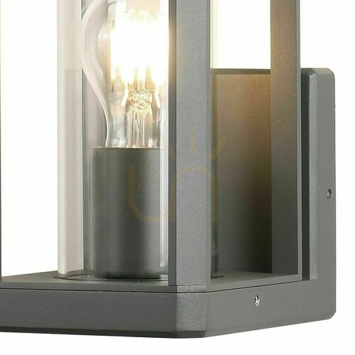 Check Mantra NEVADA 8899 outdoor wall light E27 dark grey RAL 7043
