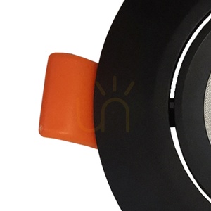 Mantra PANAMA 8763 black recessed LED downlight 6W CCT small 4