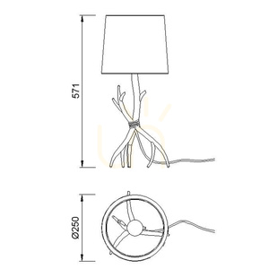 Mantra SABINA table lamp 6181 small 3
