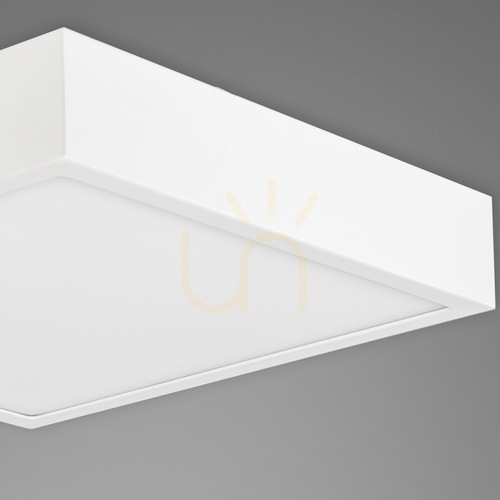 Check Mantra SAONA SUPERFICIE 6629 matt white LED ceiling light 12 × 12 cm 8 W 4000 K