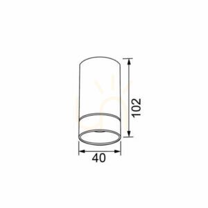 Mantra SPLIT 8880 surface-mounted luminaire small 4