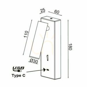 TARIFA III wall lamp 8985 small 3