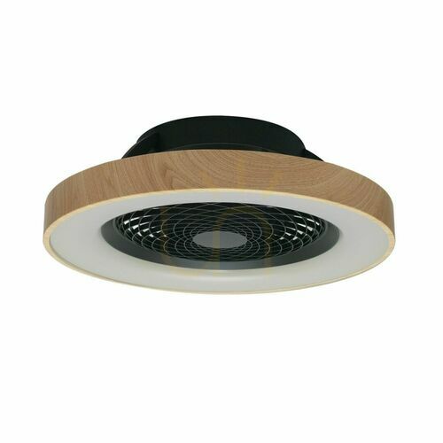 Check Mantra TIBET 7127 ceiling fan with LED light, wood/black
