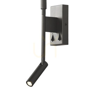Wall Light Mantra TORCH Matte Black Aluminum 3000K 6+3W 6703 small 6