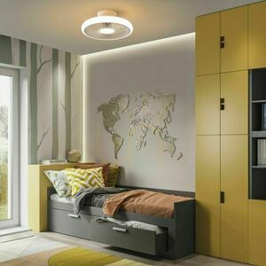 Mantra TURBO 8231 chandelier with ceiling fan small 1