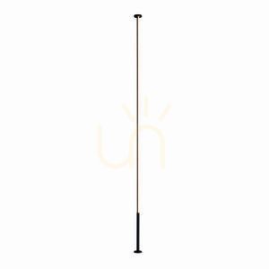 Mantra VERTICAL 7354 black floor-to-ceiling LED luminaire 40 W 3000 K small 0