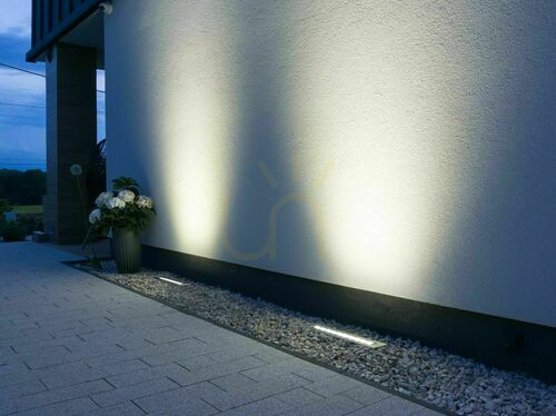 Check SU-MA Lando LD-500 drive-over ground recessed light silver LED 4000K IP67 50 cm