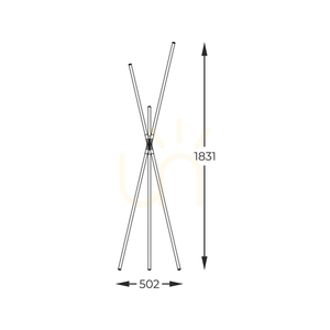 Floor lamp Zuma Line LAUTARO 1005 black 1xLED 3 Floor lamp Zuma Line LAUTARO 1005 black 1xLED small 3