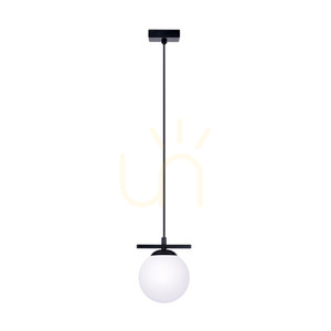 Pendant lamp Zuma Line GLOBE 1207 black 1xE14 small 0
