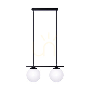 Pendant lamp Zuma Line GLOBE 1208 black 2xE14 small 0